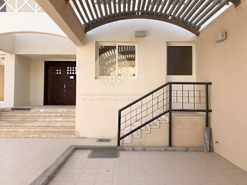 2 STYLISH SEMI INDEPENDENT 6 MASTER BEDROOM VILLA WITH DRIVER ROOM FOR RENT IN A PRIME LOCATION OF MOHAMMED BIN ZAYED CITY