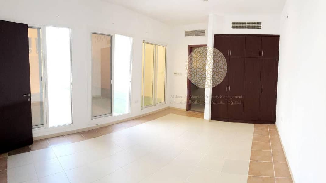 17 STYLISH SEMI INDEPENDENT 6 MASTER BEDROOM VILLA WITH DRIVER ROOM FOR RENT IN A PRIME LOCATION OF MOHAMMED BIN ZAYED CITY