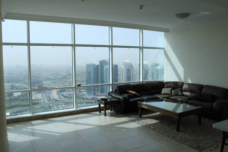 Beautiful Partial Marina and Golf course view 2 Bed  Maids room in Mag 218 Tower Dubai Marina