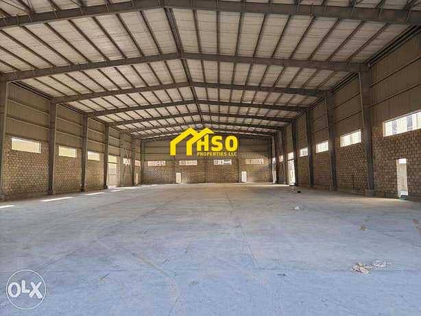 4 Land for sale in Mussafah on a main street A special corner site built on the sheds and offices