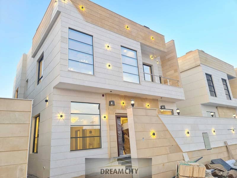 Freehold villa snapshot for sale in Ajman, Al Yasmeen area, only 20 minutes to Dubai, modern design close to services and Sheikh Mohammed Bin Zayed Street