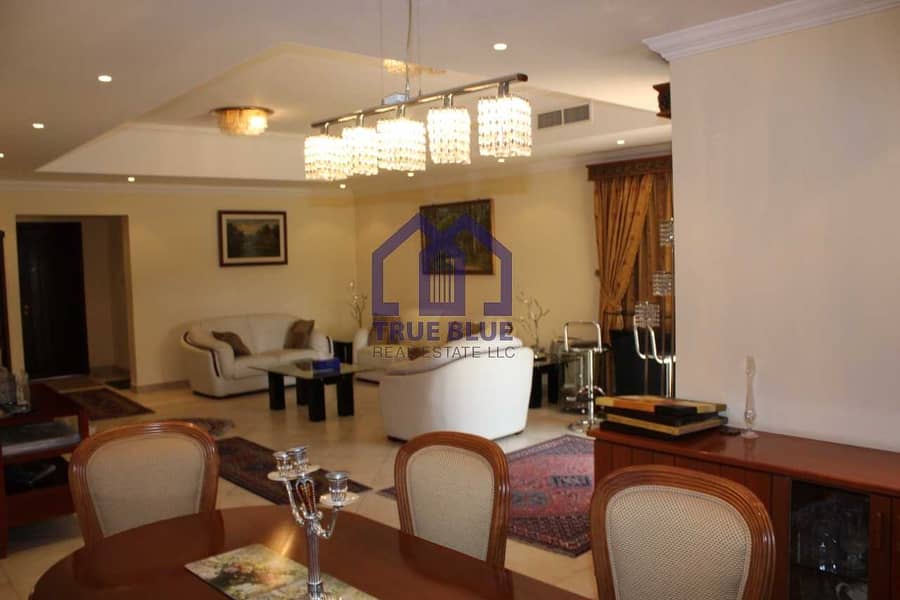 5 Stunning Spacious Golf Course View 4BR Duplex in Al Hamra Village For Sale