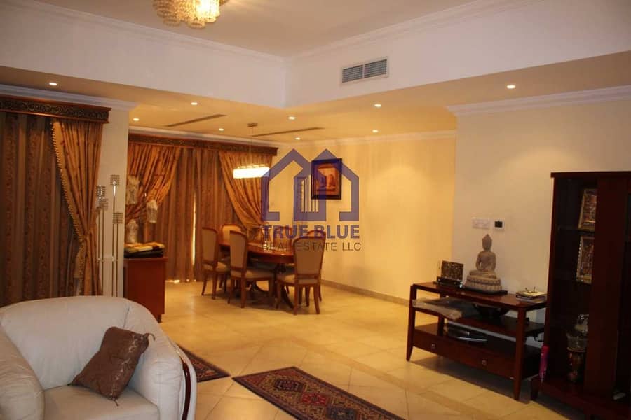 7 Stunning Spacious Golf Course View 4BR Duplex in Al Hamra Village For Sale