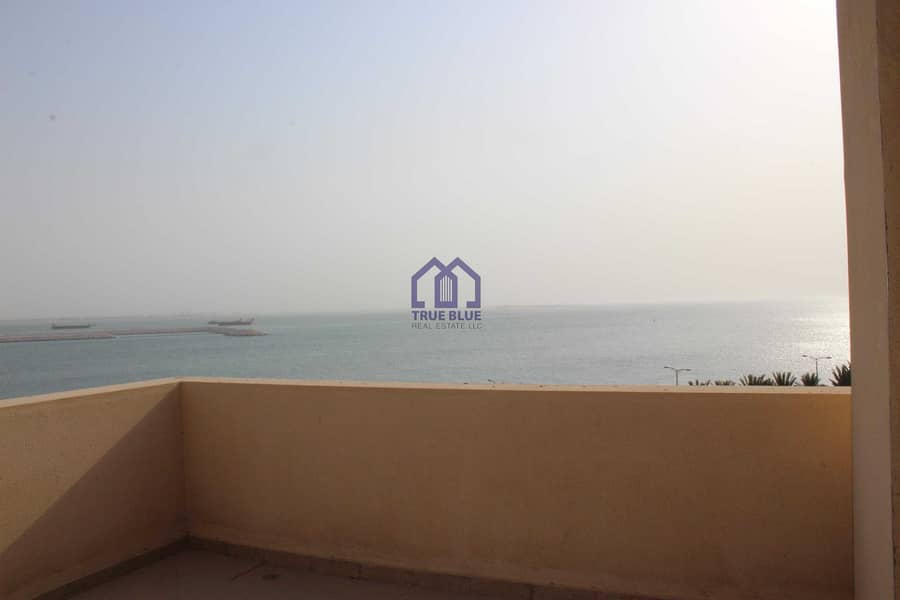 1 Bed Sea View |Big balcony|Beach+Gym+Pool access|