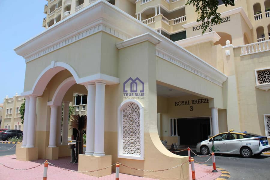 2 Unfurnished Studio Apartment In Royal Breeze Bldg For Rent