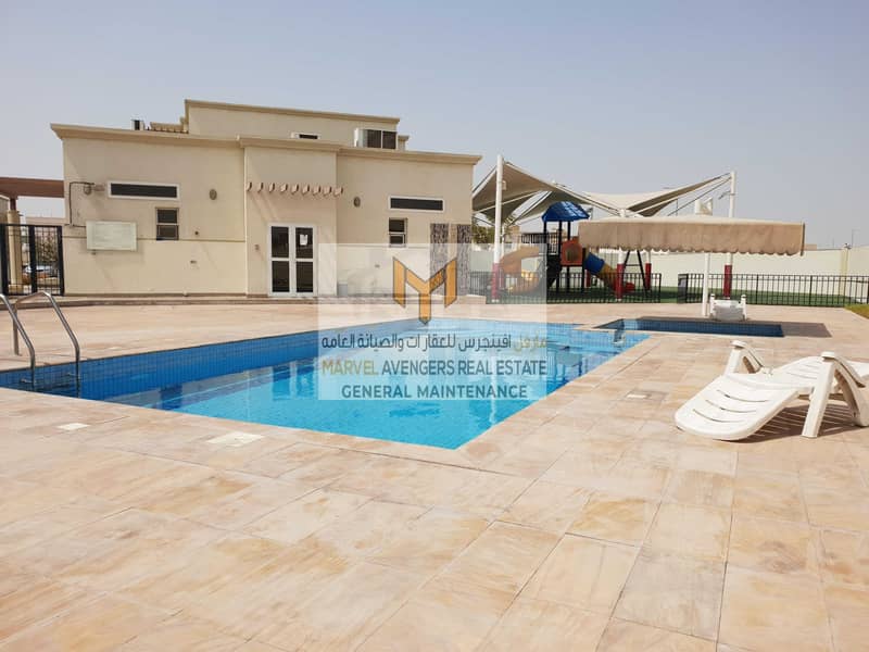Luxury Community 5BR Villa With Back Yard + Sharing Swimming pool And GYMPool