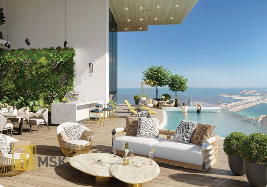 Last Sea View Point | Skypool & Garden | Starting From 476k USD | 5-year payment plan