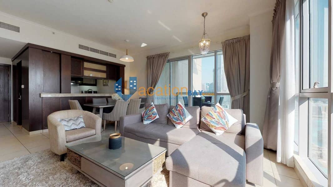 20 Startling Fountain and Burj Khalifa View - Residence T5