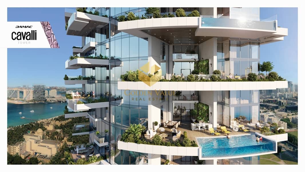 Cavalli from Miami Dubai | 50% DLD Fees Waiver | 5 Years Payment Plan | Luxury Apartment