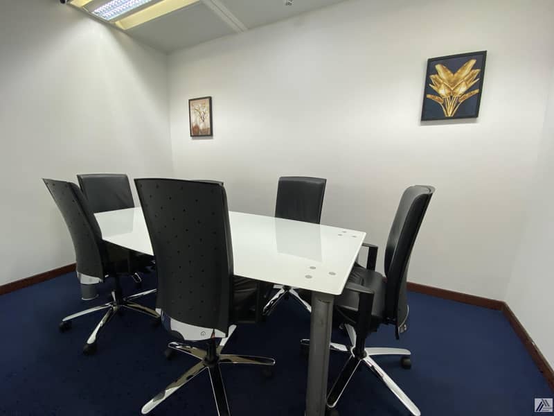 4 Serviced Furnished Office Suitable for 3 Staff / Higher floor / Linked with Metro