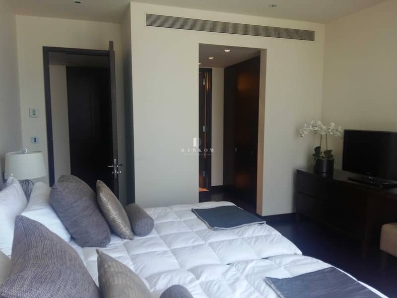 4 Fully Furnished | 2BR + Study | Facing Sea and Shaikh Zayed Road