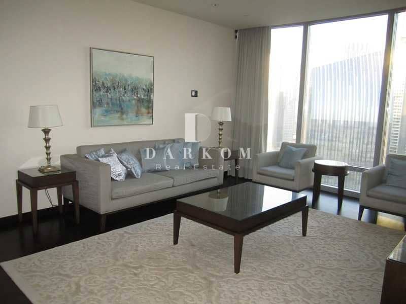 5 Fully Furnished | 2BR + Study | Facing Sea and Shaikh Zayed Road