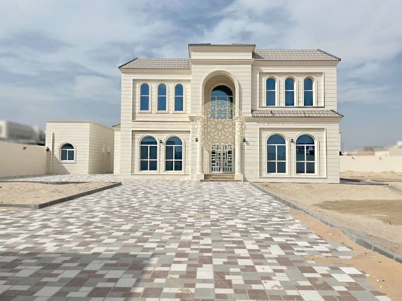 BRAND NEW STAND ALONE 5 MASTER BEDROOM VILLA WITH KITCHEN OUTSIDE AND DRIVER ROOM FOR RENT IN MOHAMMED BIN ZAYED CITY