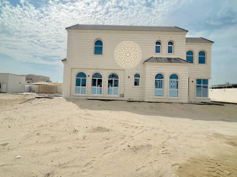 3 BRAND NEW STAND ALONE 5 MASTER BEDROOM VILLA WITH KITCHEN OUTSIDE AND DRIVER ROOM FOR RENT IN MOHAMMED BIN ZAYED CITY