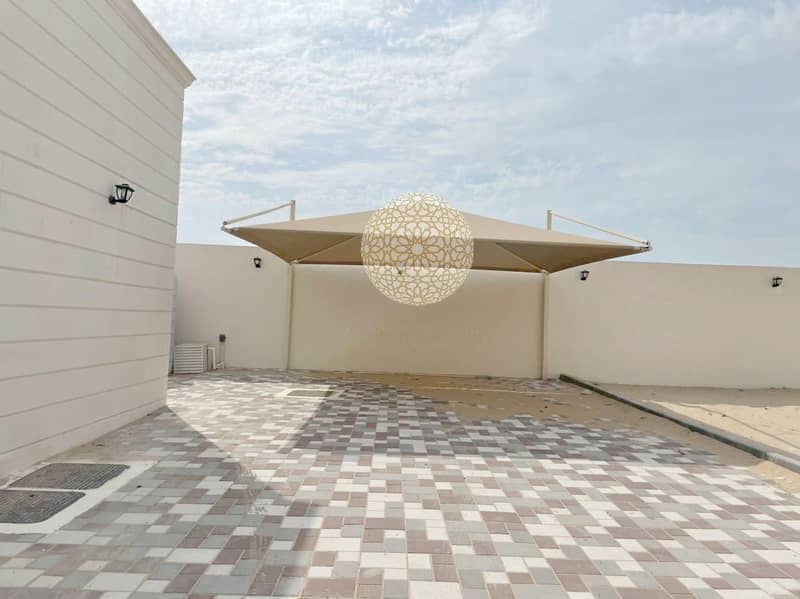 4 BRAND NEW STAND ALONE 5 MASTER BEDROOM VILLA WITH KITCHEN OUTSIDE AND DRIVER ROOM FOR RENT IN MOHAMMED BIN ZAYED CITY