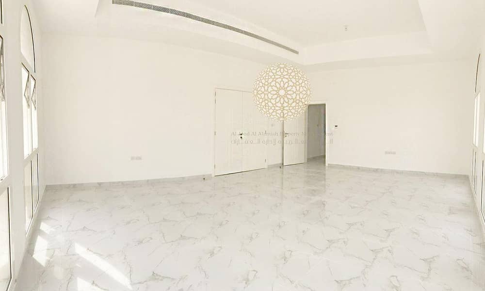 19 BRAND NEW STAND ALONE 5 MASTER BEDROOM VILLA WITH KITCHEN OUTSIDE AND DRIVER ROOM FOR RENT IN MOHAMMED BIN ZAYED CITY