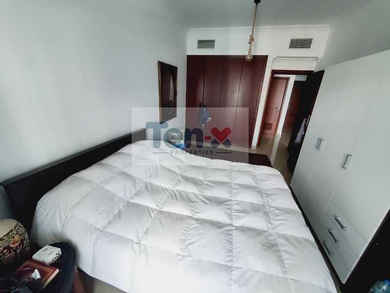 6 Multiple chqs| Furnished 1BR Apt| with Large Balcony