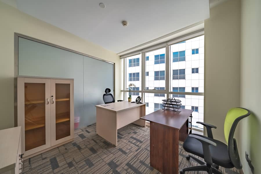 Get your new furnished serviced office in Al Barsha from ONLY AED 10,000/year