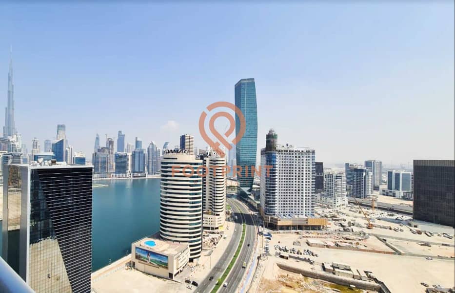 2 Brand New - Furnished - Higher Floor -Canal and Burj view