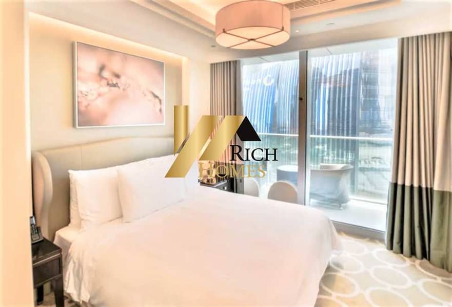 16 1 Bedroom with Breathtaking Burj Khalifa View. Furnishes and Serviced Apartment .