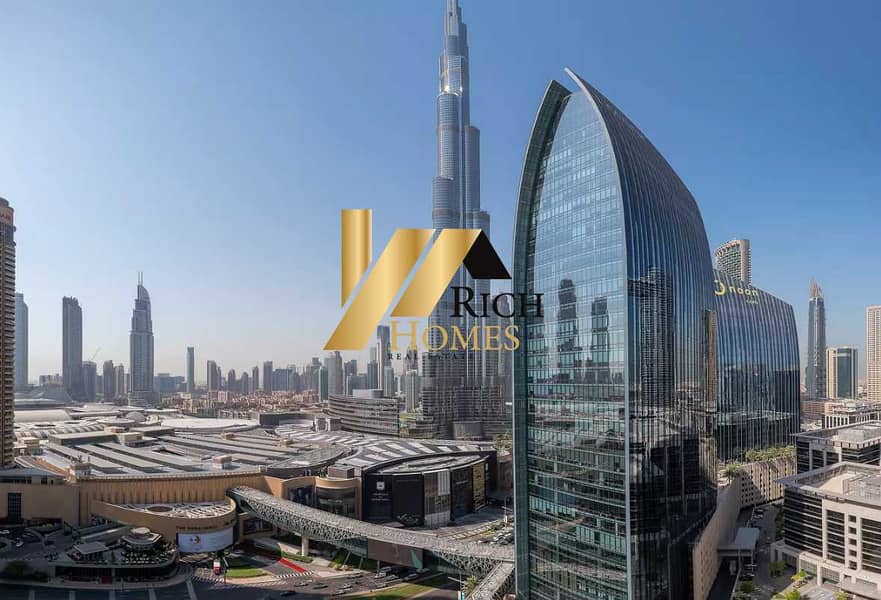17 1 Bedroom with Breathtaking Burj Khalifa View. Furnishes and Serviced Apartment .