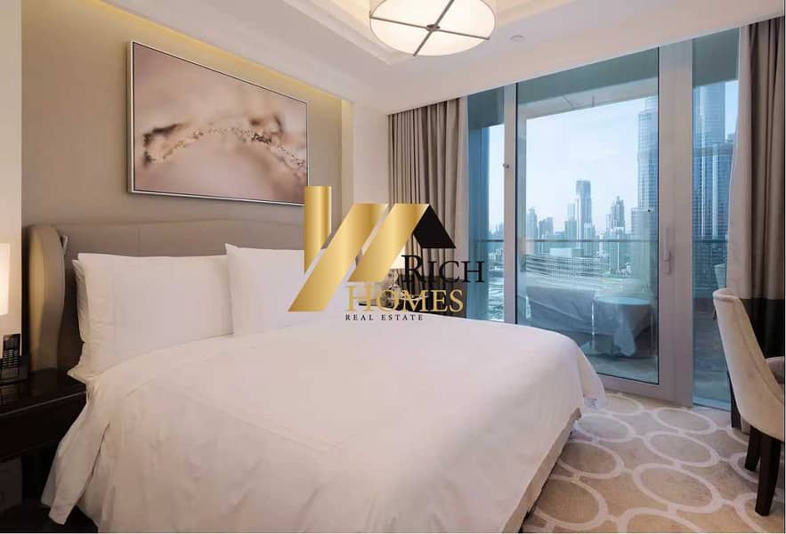 18 1 Bedroom with Breathtaking Burj Khalifa View. Furnishes and Serviced Apartment .