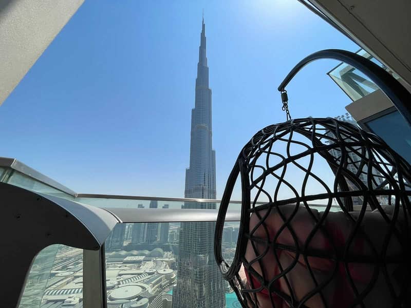 Stunning View of Burj Khalifa | High Floor