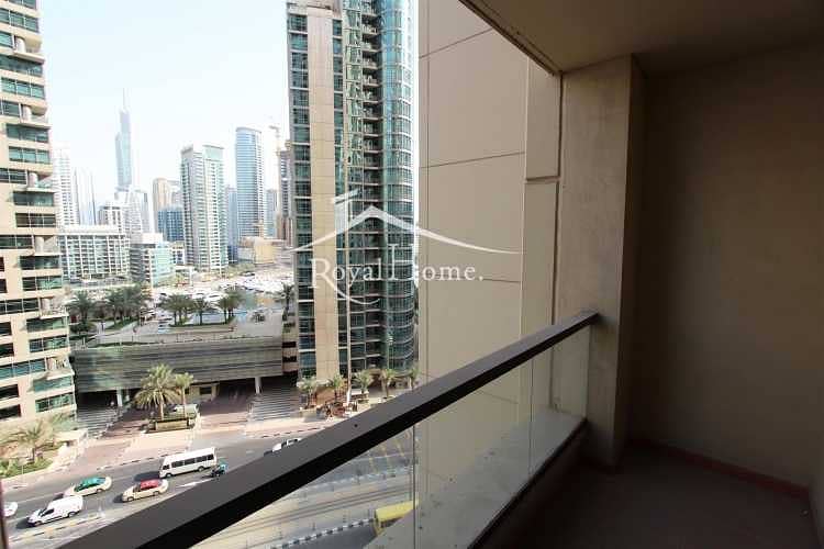 9 Spacious 1BR Unfurnished | Marina View | Low Floor