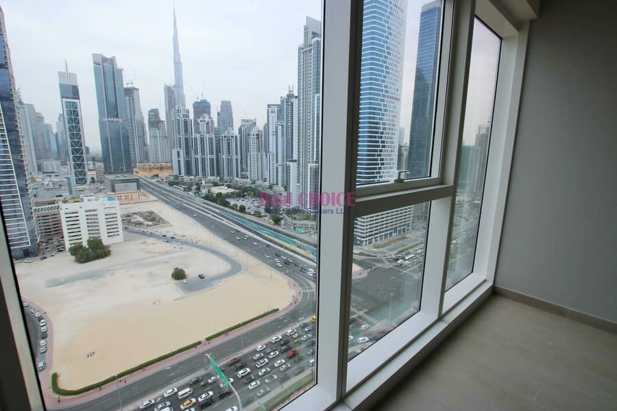 10 Spacious 1BR | Open kitchen |Chiller free | Brand new tower