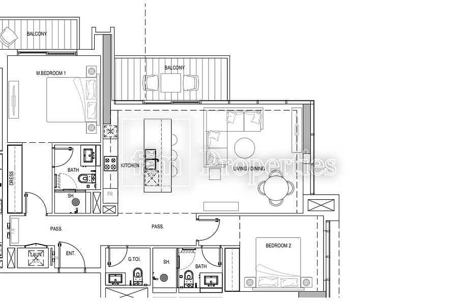 9 2 bedrooms Apartment