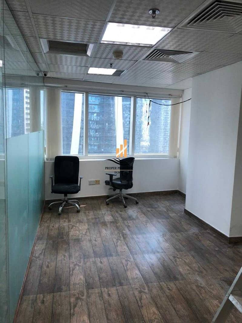 5 SEMI FITTED OFFICE FOR RENT IN HDS TOWER JLT