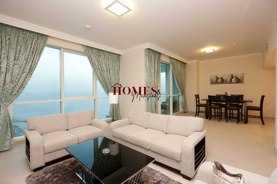 2bd + maid room| Direct beach access| With appliances