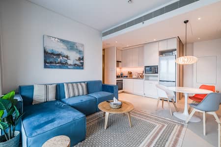 朱美拉海滩住宅（JBR）， 迪拜 1 卧室公寓待租 - 位于朱美拉海滩住宅（JBR），朱美拉谦恭度假酒店和水疗中心，朱美拉门户1号大厦 1 卧室的公寓 14000 AED - 5436462