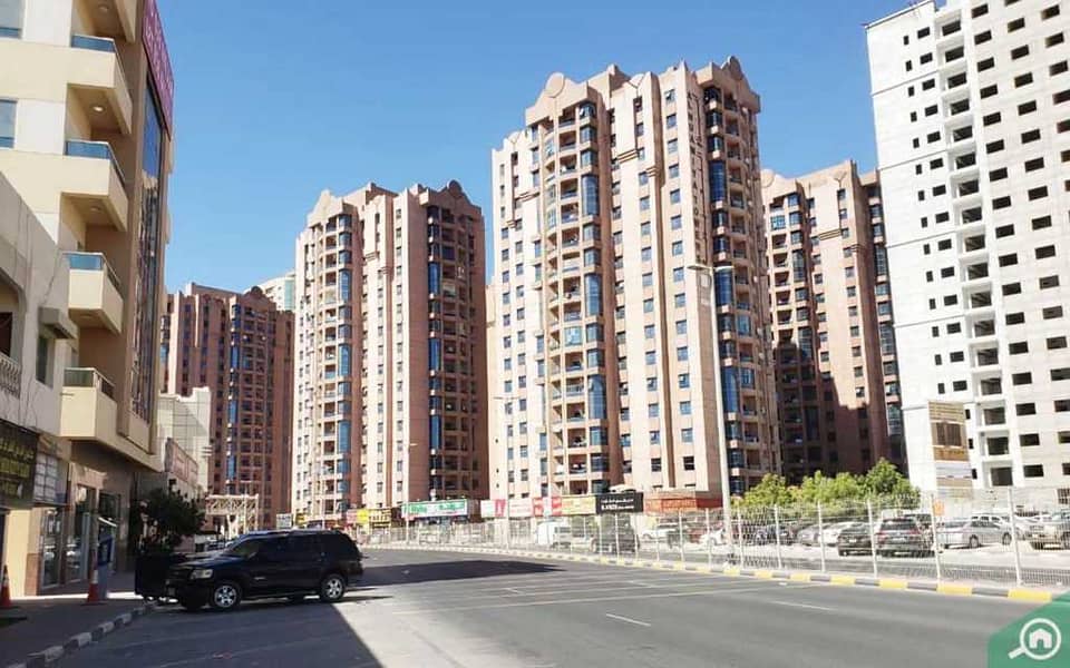 Fully Furnished 1Bhk Al Nuaimiya Towers Included all with wifi 3,000 only