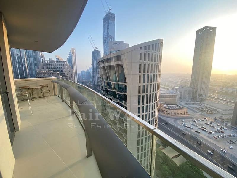 位于迪拜市中心，景观高塔，景观1号高塔 2 卧室的公寓 135000 AED - 5438310