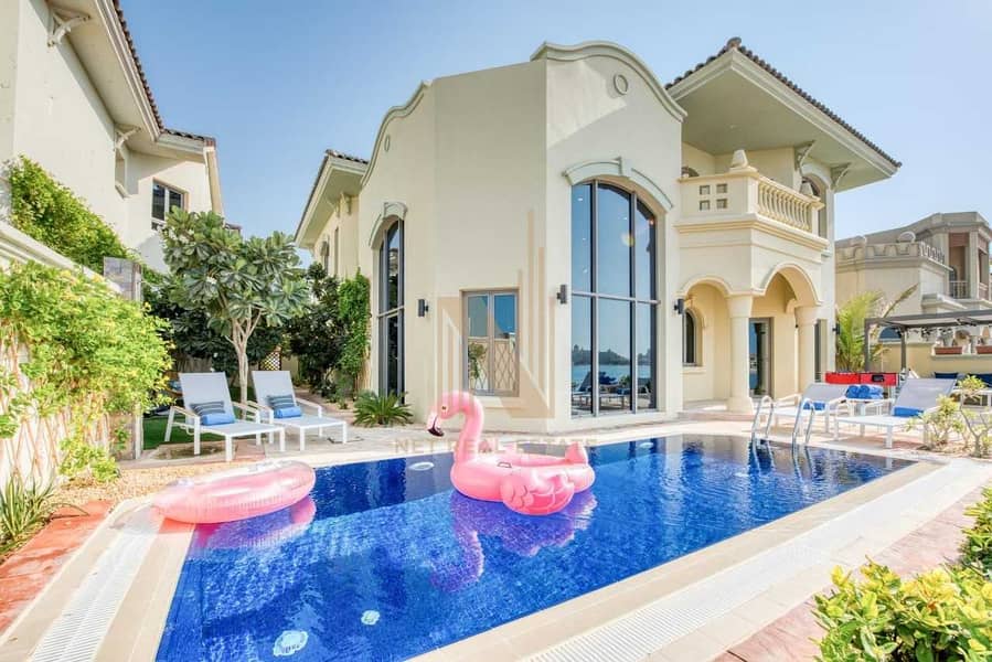 2 Palm Jumeirah I Furnished 4BR Villa I Private Pool