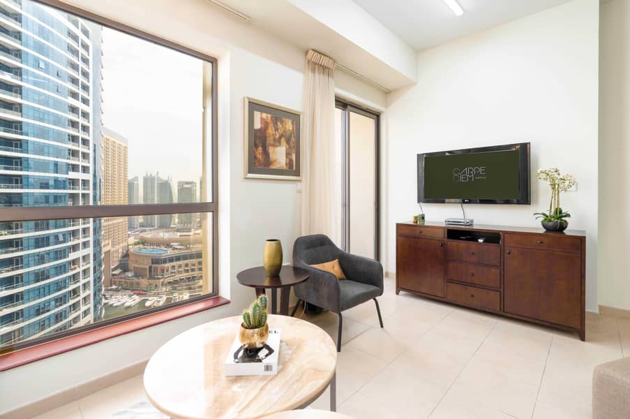 6 1 BR apartment with Amazing Views in JBR