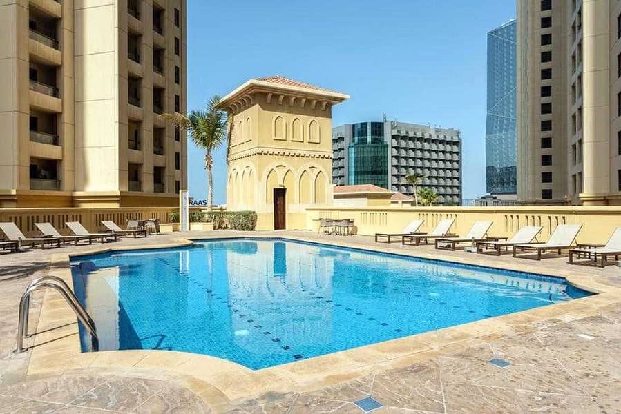25 1 BR apartment with Amazing Views in JBR