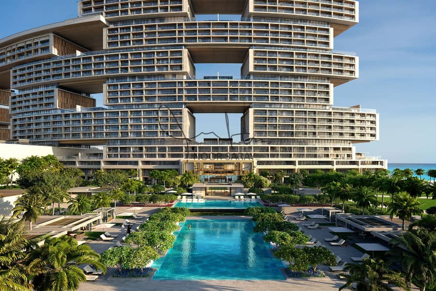 位于朱美拉棕榈岛，新月城，亚特兰蒂斯皇家度假酒店及公寓 4 卧室的顶楼公寓 38554000 AED - 5406125