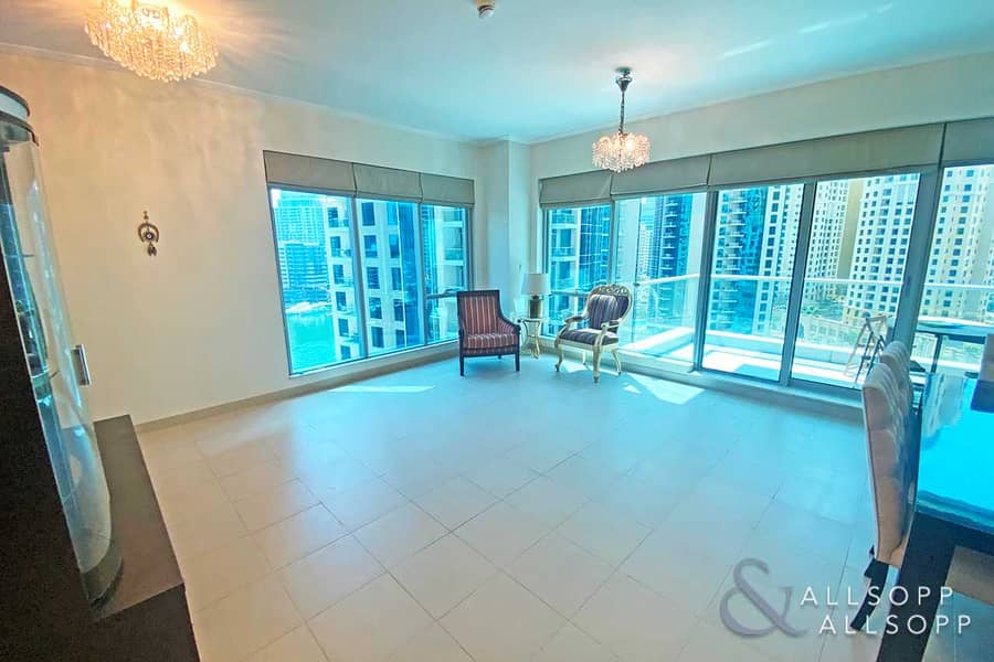 4 2 Bedrooms + Study | Furnished | Marina View