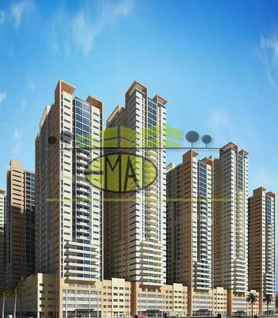 Ajman ONE Towers: 2 Bed Hall with Parking Luxurious near Beach