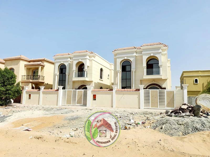 Villa for sale in a prime location in Al Mowaihat 3, Ajman, freehold for all nationalities, and very distinct finishes