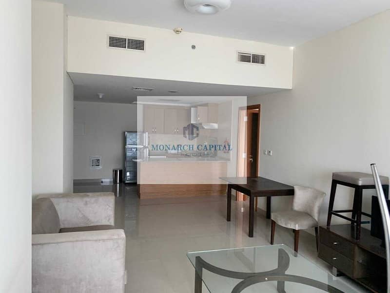 2 fully furnished one bedroom on jebel ali downtown facing sheik zayed road