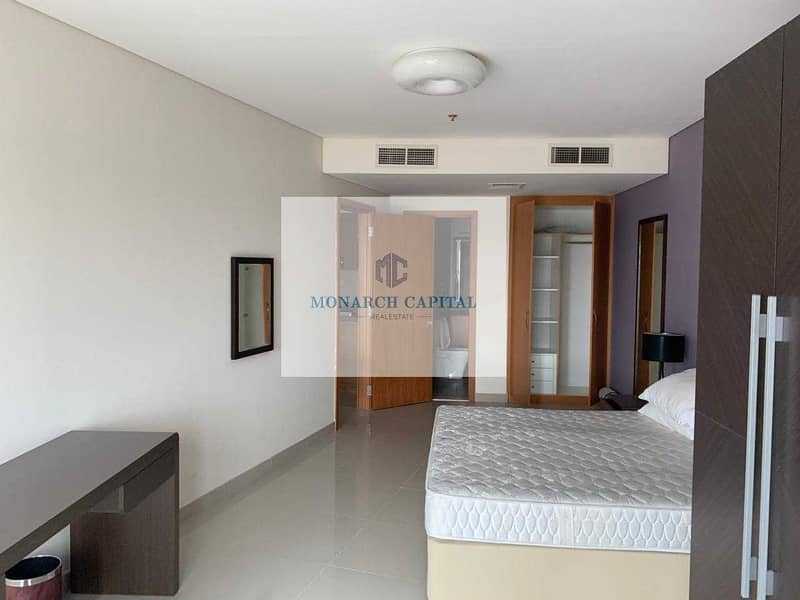 3 fully furnished one bedroom on jebel ali downtown facing sheik zayed road