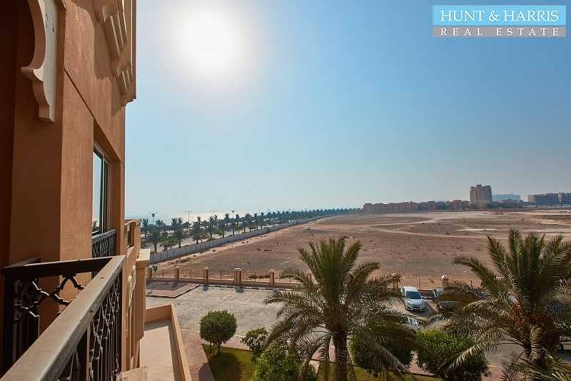 13 Beachfront Living and Spacious One Bed - Bab Al Bahr -  Furnished