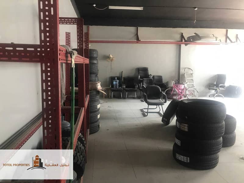 7 tyres shop for rent with full equipment  in m3