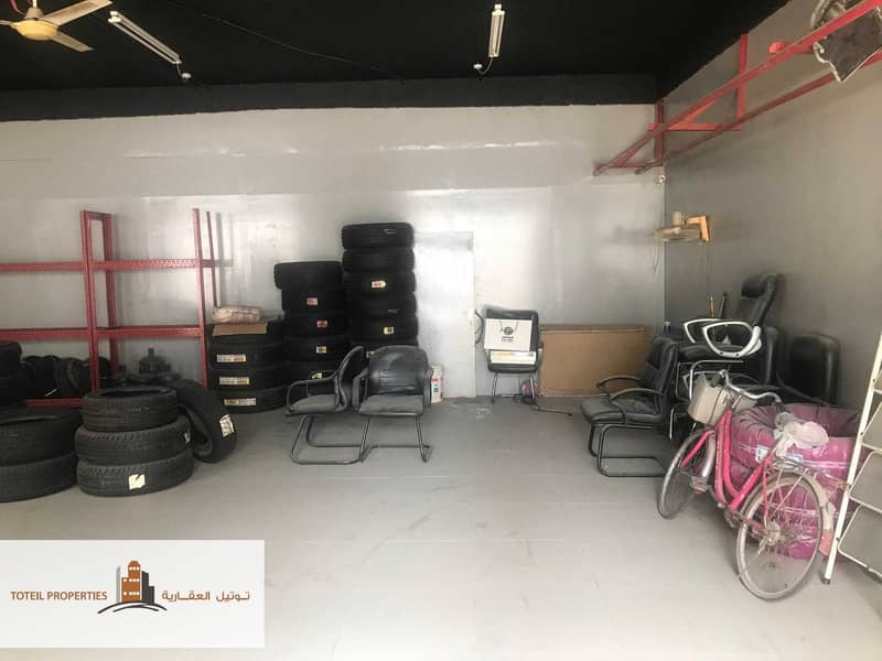 8 tyres shop for rent with full equipment  in m3