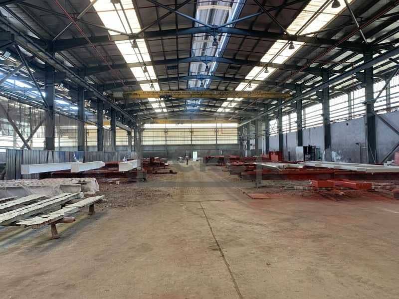 6 Huge Warehouse | 4600kw power | Open Yard Area