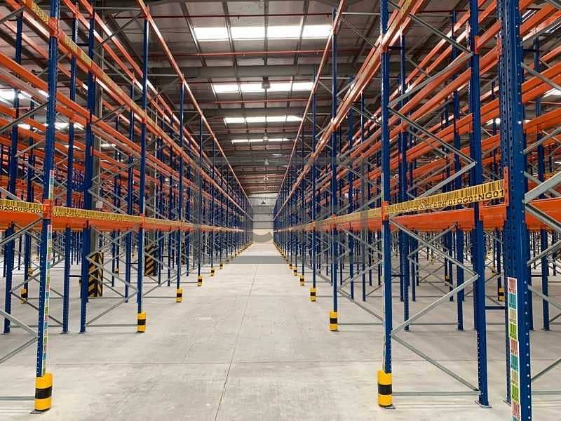 3 Stunning Warehouse with Racking System For Rent
