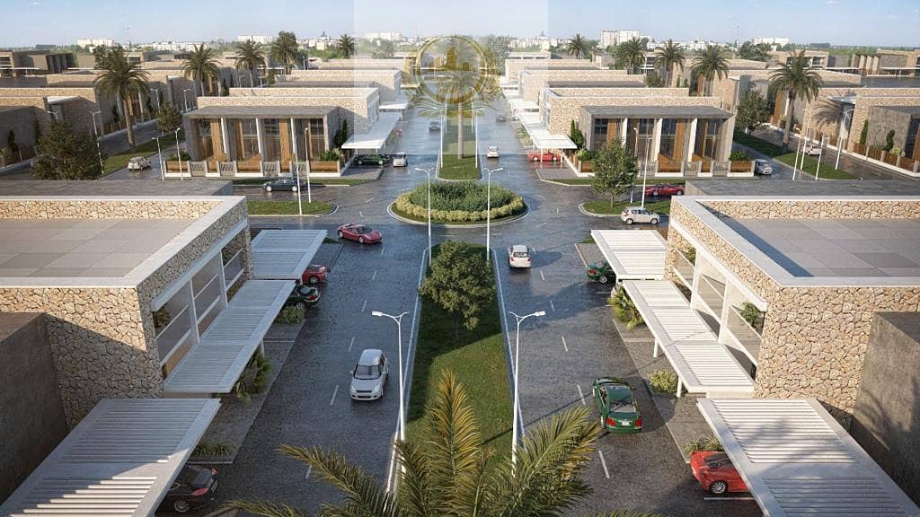 5 Three-bedroom villa in Dubai for sale only in installments